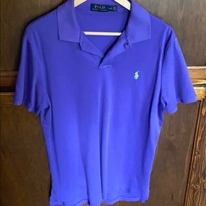 Polo by Ralph Lauren mens large purple polo shirt